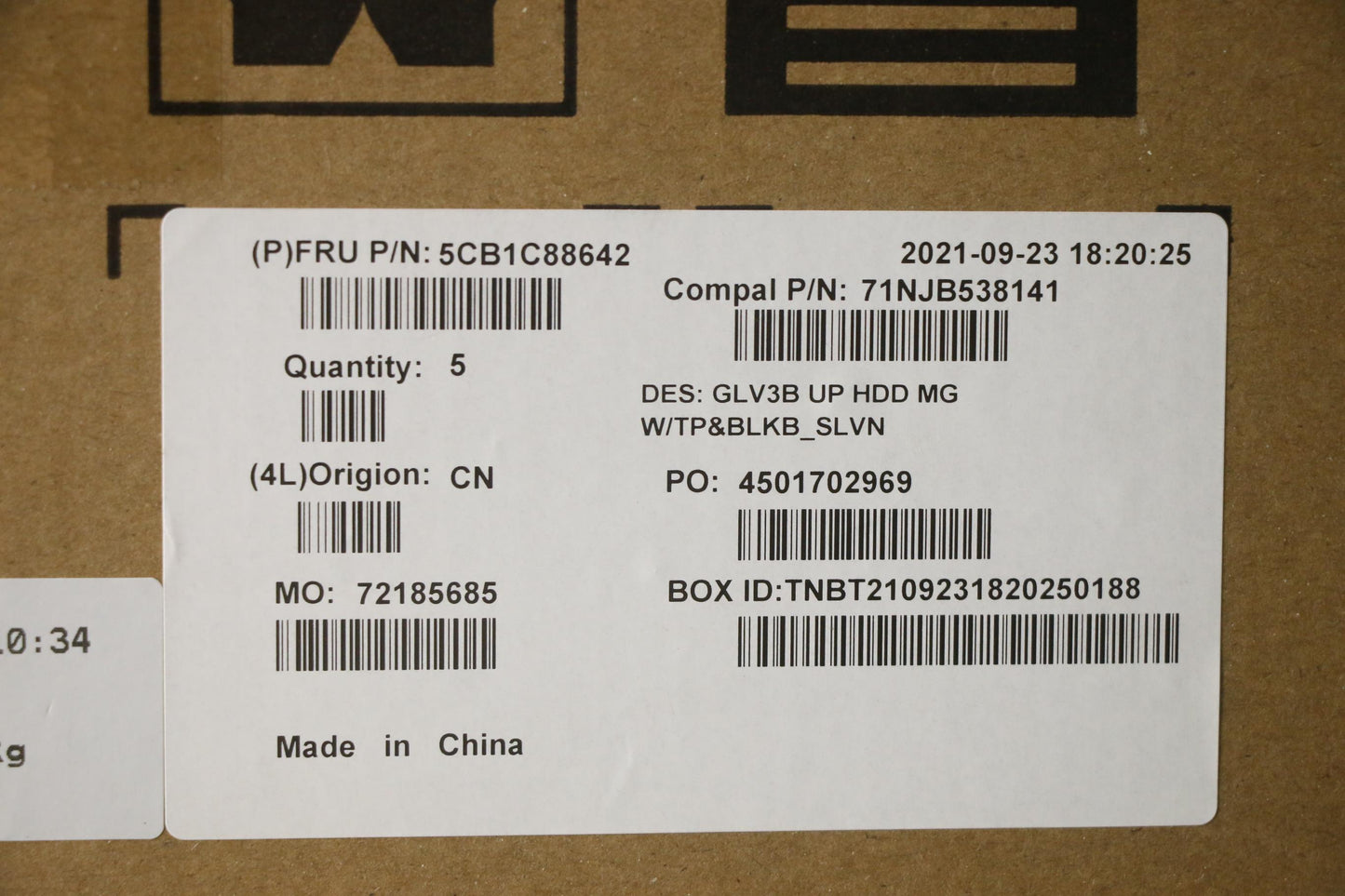 Lenovo Cover Uppercaseasm_Slv C21A4 H - 5CB1C88642
