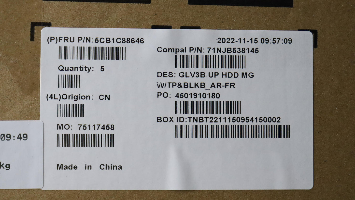 Lenovo Cover Uppercaseasm_Fra/Ara C21 - 5CB1C88646
