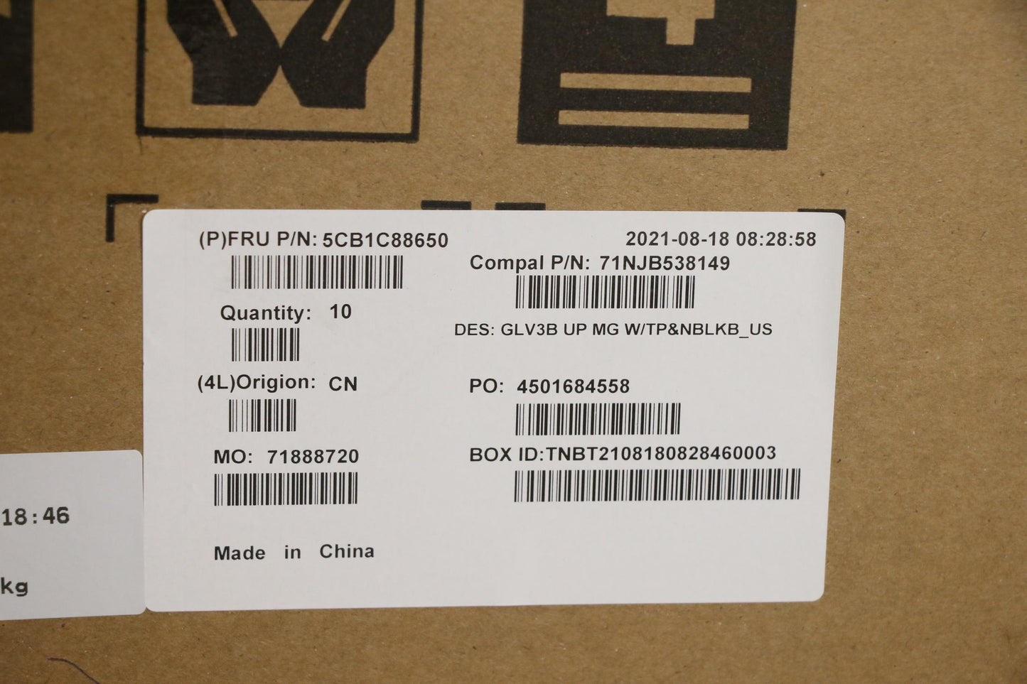 Lenovo Cover Uppercaseasm_Eng C21A4 M - 5CB1C88650