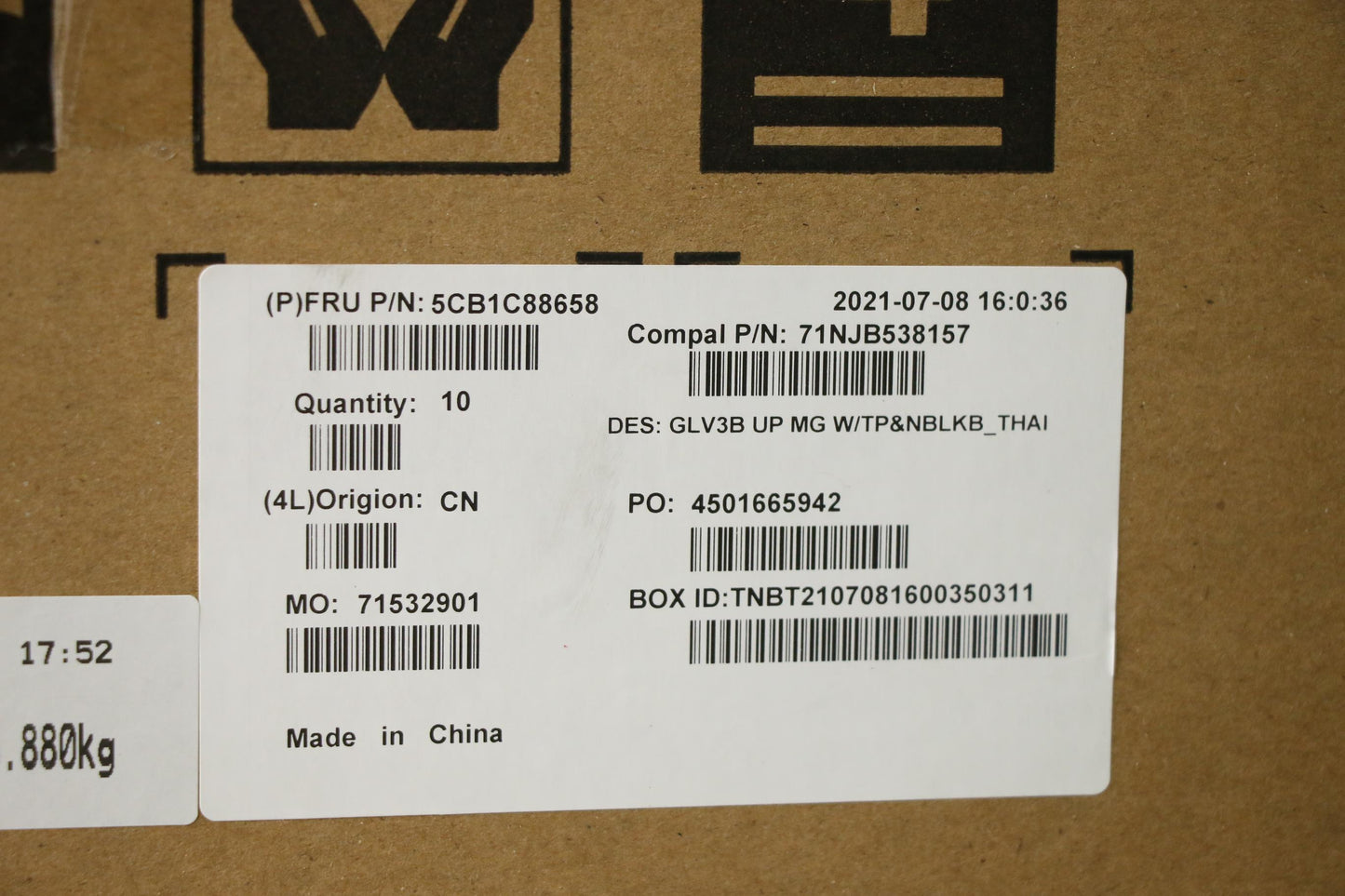 Lenovo Cover Uppercaseasm_Thai C21A4 - 5CB1C88658