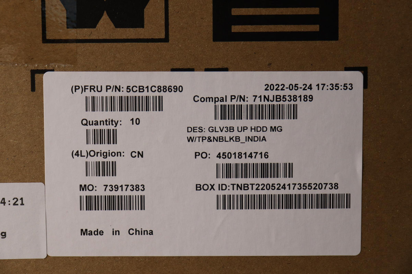 Lenovo Cover Uppercaseasm_Hin C21A4 H - 5CB1C88690