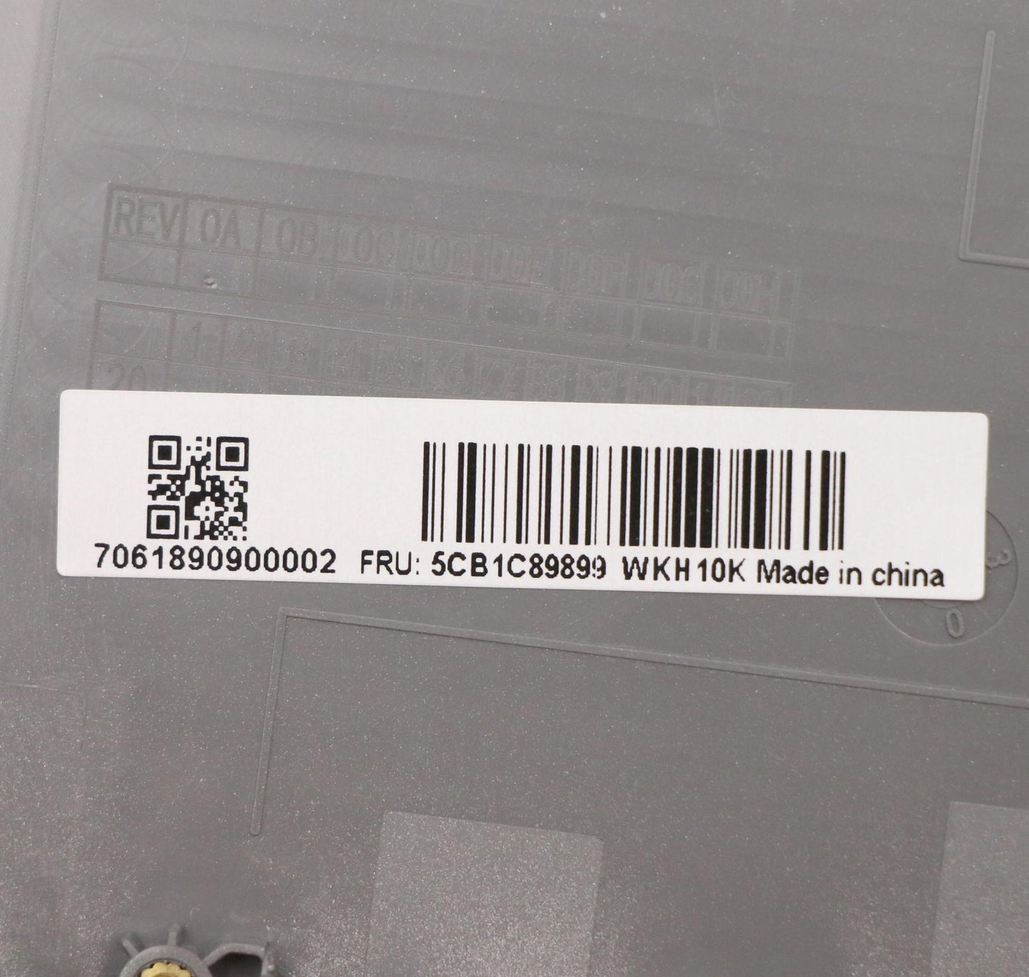 Lenovo Cover Upper Case Asm_Euro Eng - 5CB1C89899