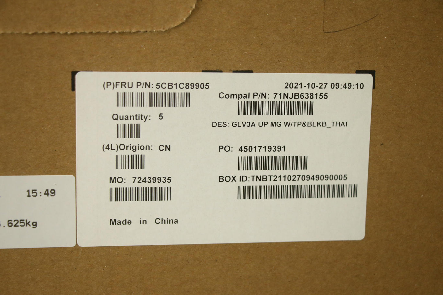 Lenovo Cover Upper Case Asm_Thai C 21 - 5CB1C89905