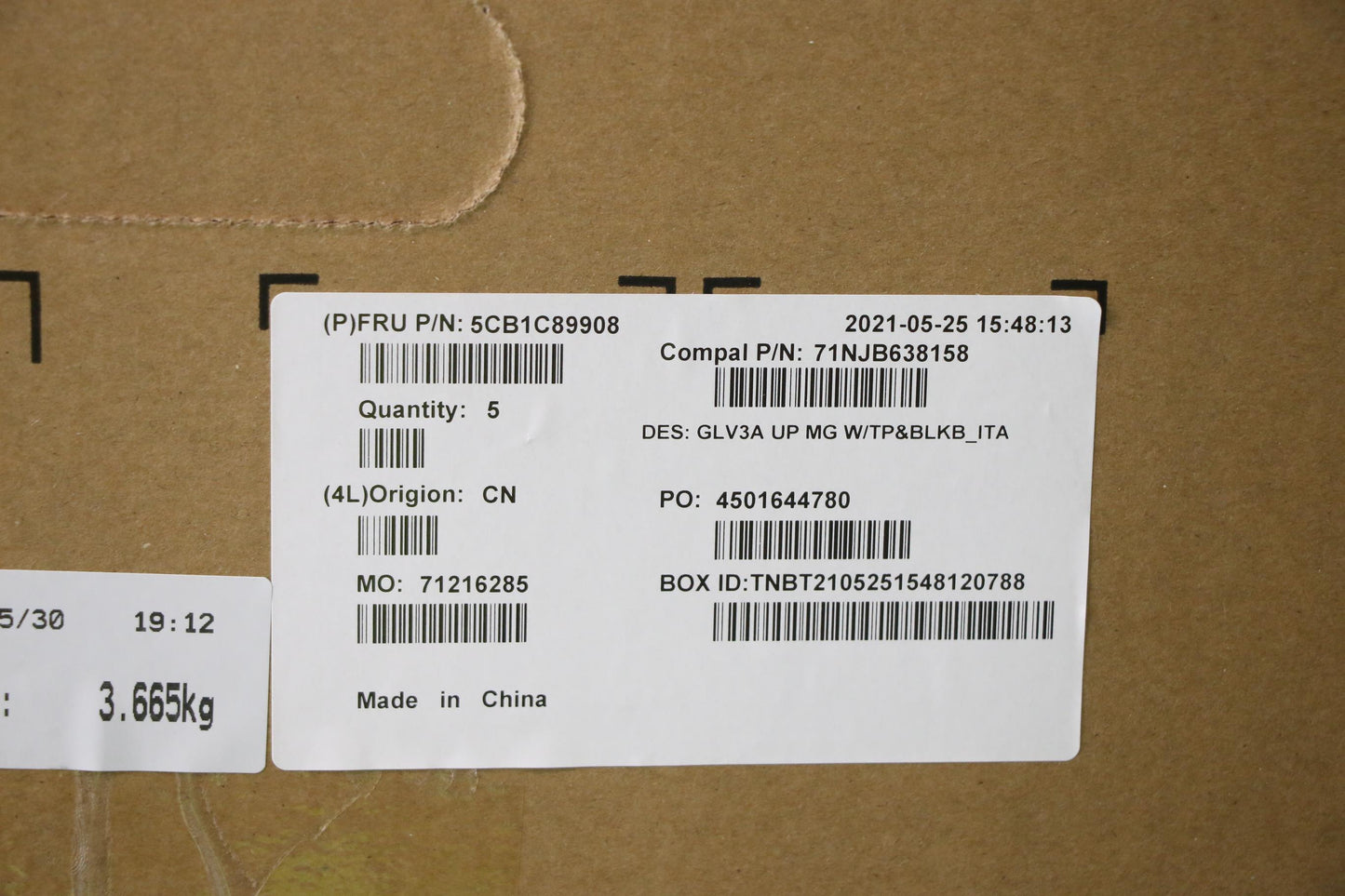 Lenovo Cover Upper Case Asm_Ita C 21A - 5CB1C89908