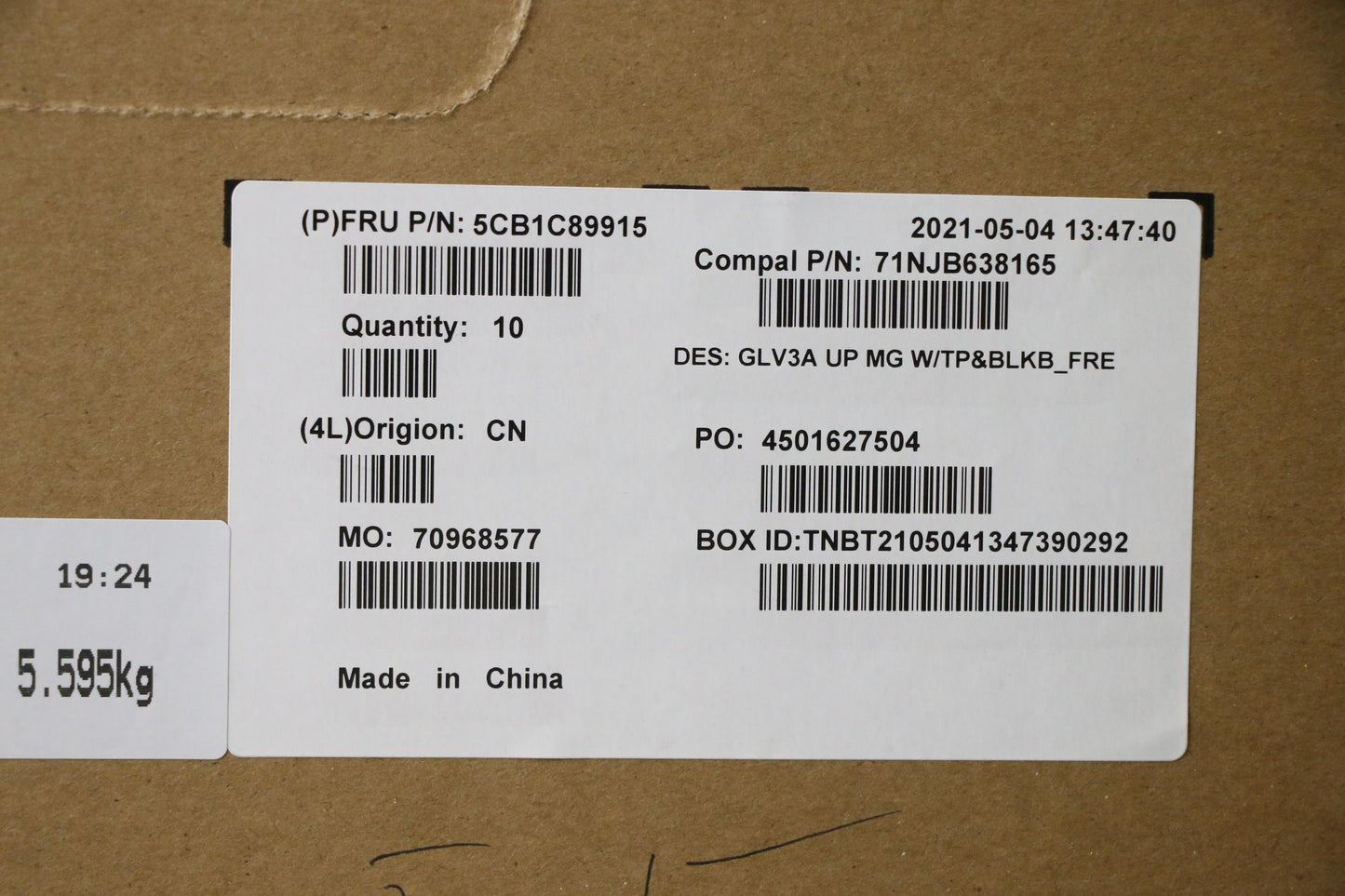 Lenovo Cover Upper Case Asm_Fra C 21A - 5CB1C89915