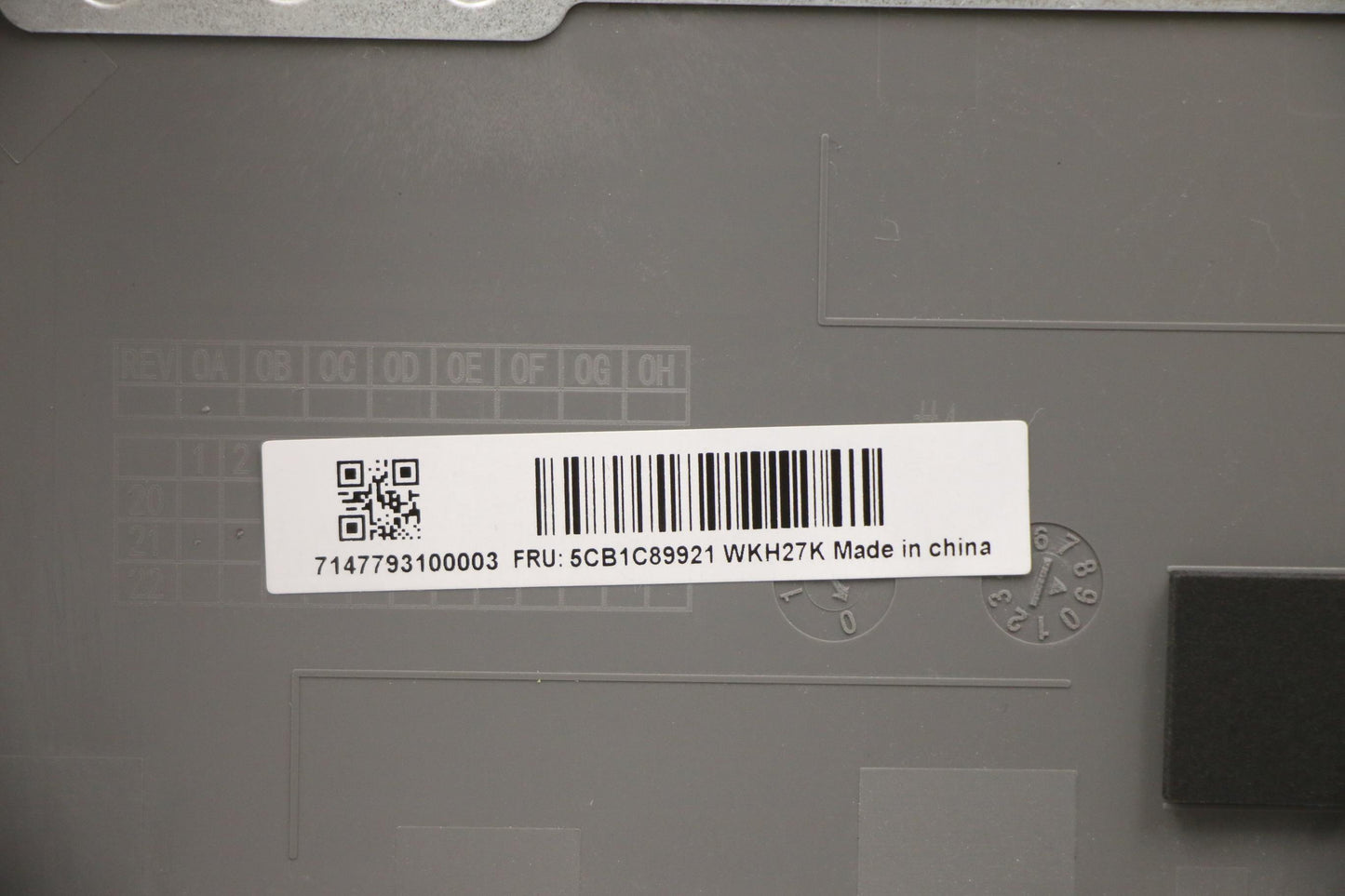 Lenovo Cover Upper Case Asm_Slv C 21A - 5CB1C89921