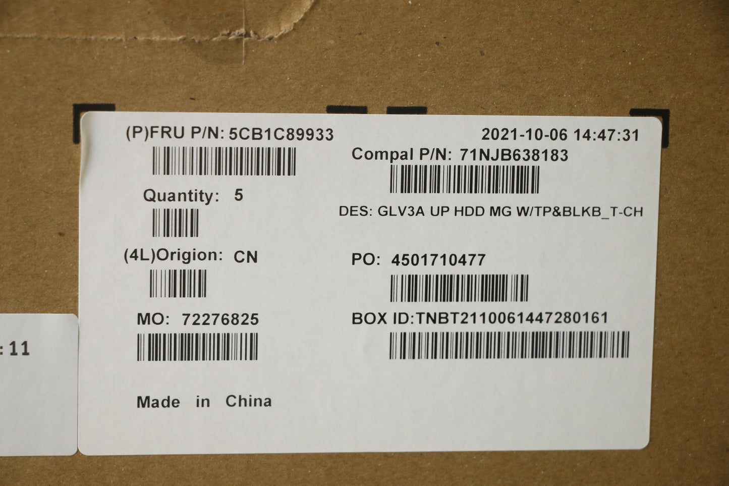 Lenovo Cover Upper Case Asm_Tc C 21A2 - 5CB1C89933