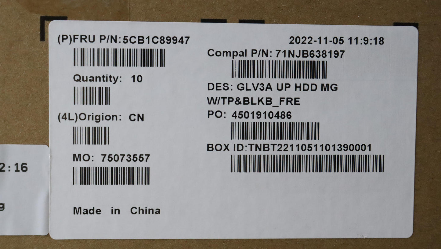 Lenovo Cover Upper Case Asm_Fra C 21A - 5CB1C89947