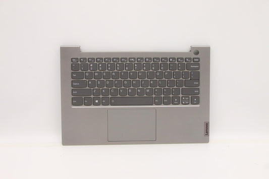 Lenovo C-Cover with Keyboard, USA English, Mineral Grey, Backlit - 5CB1C90485