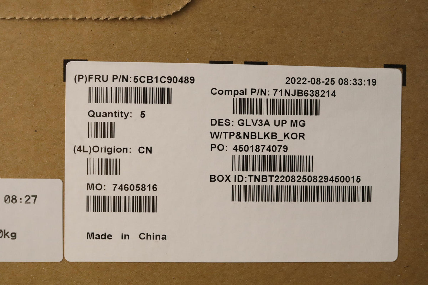 Lenovo Cover Upper Case Asm_Kor C 21A - 5CB1C90489