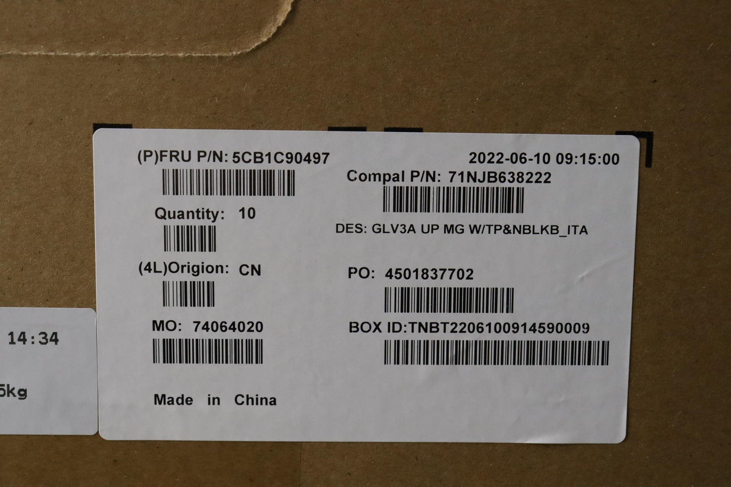 Lenovo Cover Upper Case Asm_Ita C 21A - 5CB1C90497