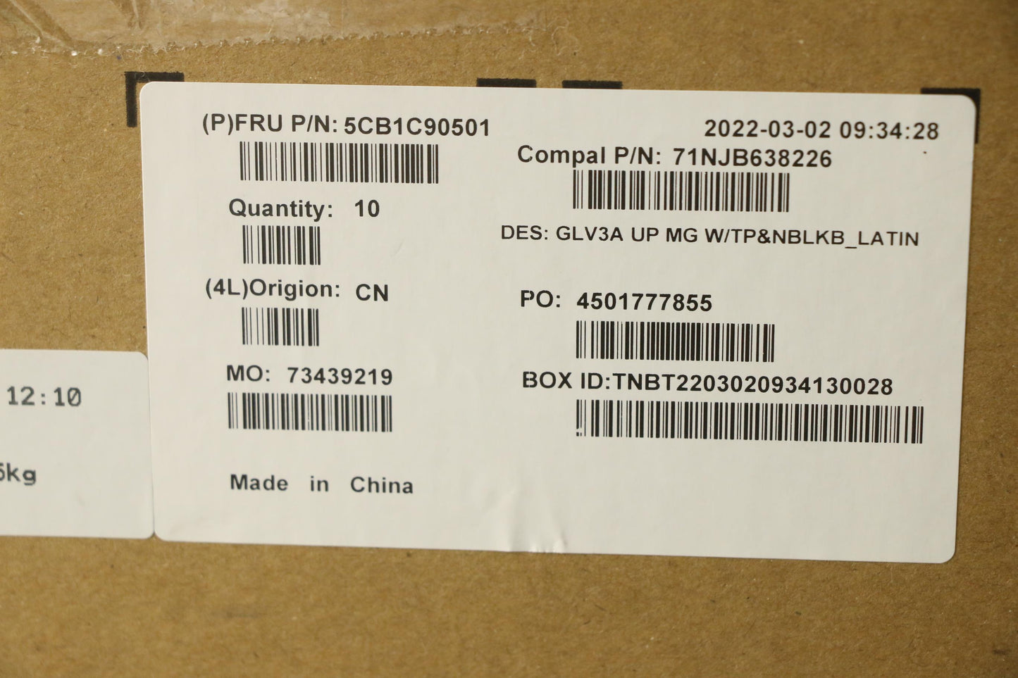 Lenovo Cover Upper Case Asm_La Spa C - 5CB1C90501