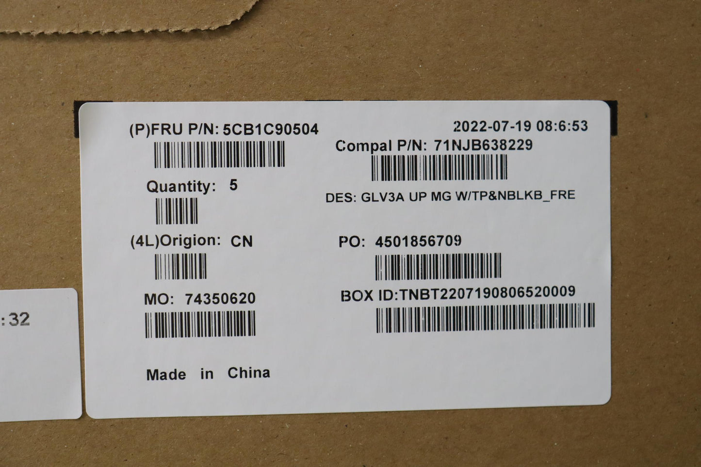 Lenovo Cover Upper Case Asm_Fra C 21A - 5CB1C90504