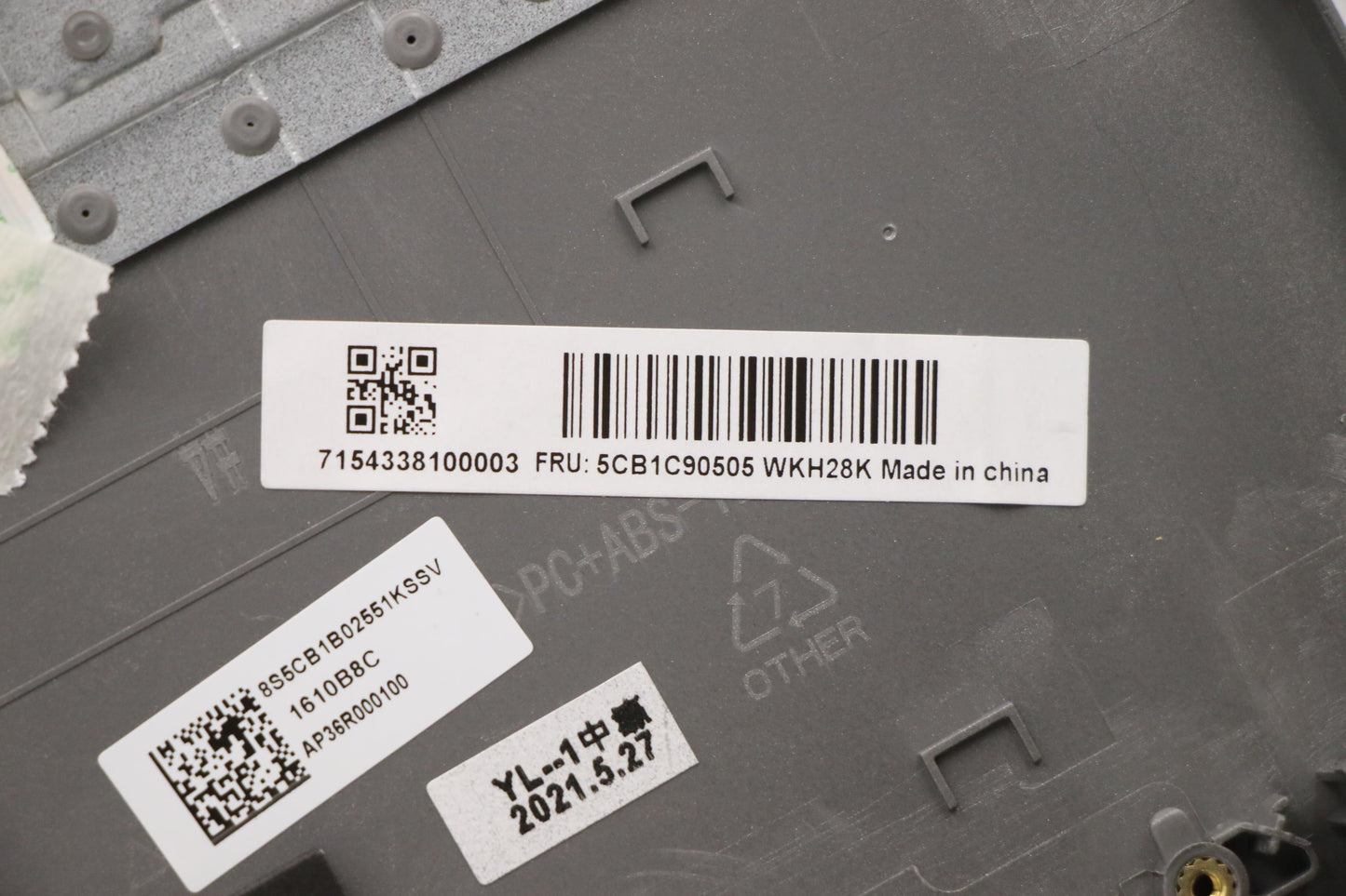Lenovo Cover Upper Case Asm_Ger C 21A - 5CB1C90505