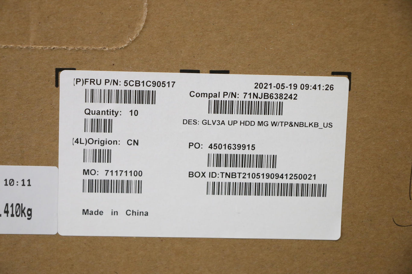 Lenovo Cover Upper Case Asm_Eng C 21A - 5CB1C90517