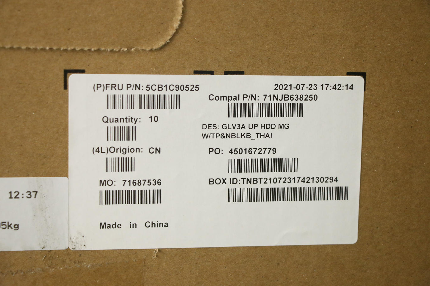 Lenovo Cover Upper Case Asm_Thai C 21 - 5CB1C90525