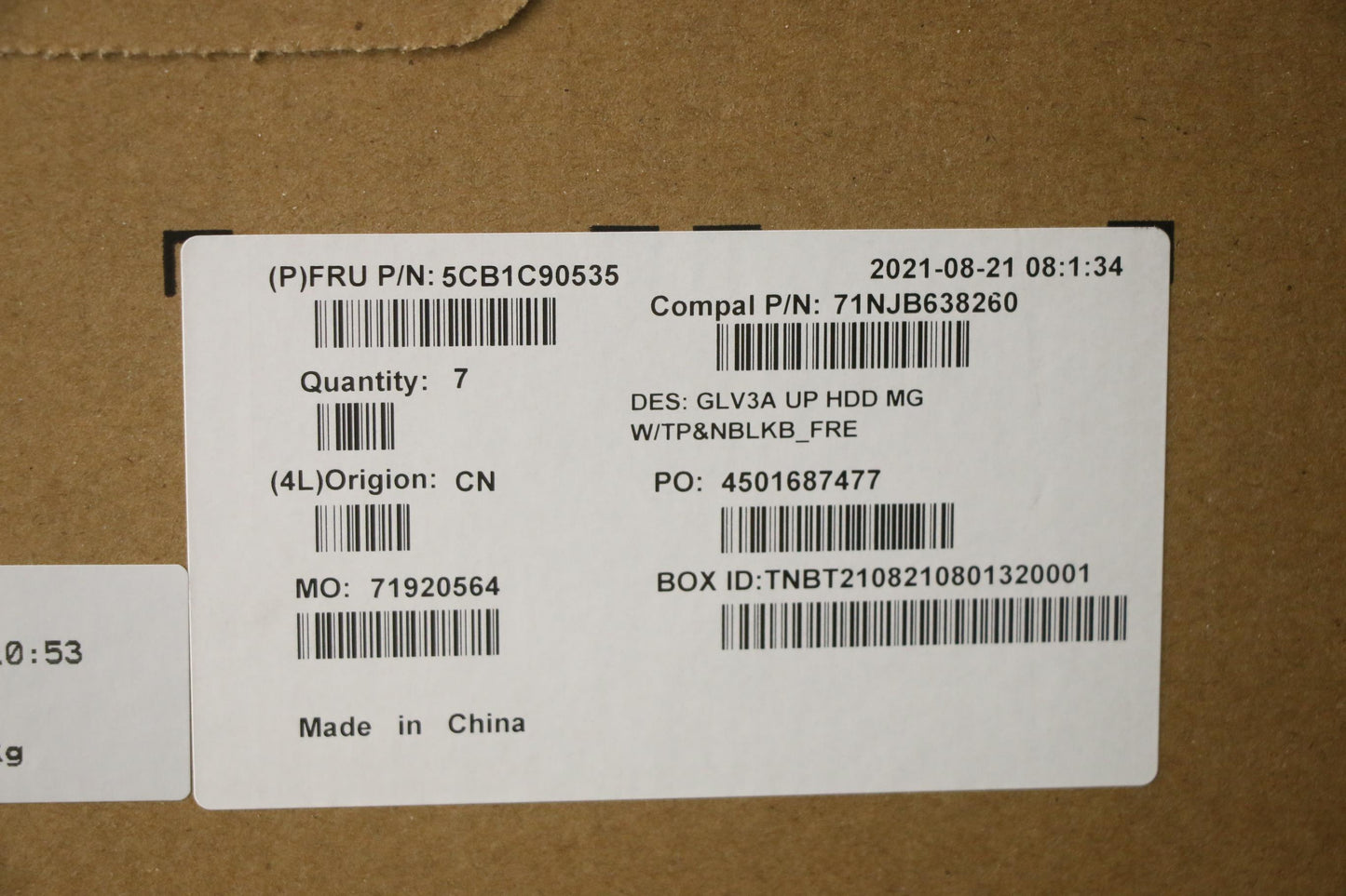 Lenovo Cover Upper Case Asm_Fra C 21A - 5CB1C90535
