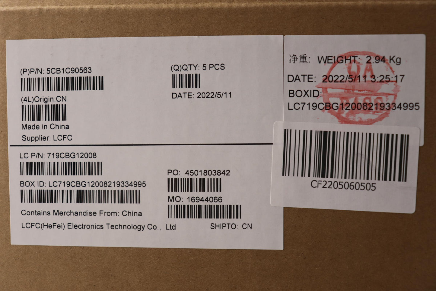 Lenovo Cover Upper Case Assembly Fra - 5CB1C90563