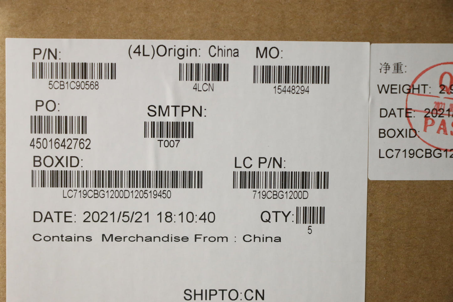 Lenovo Cover Upper Case Asm_Hbw L82Nh - 5CB1C90568