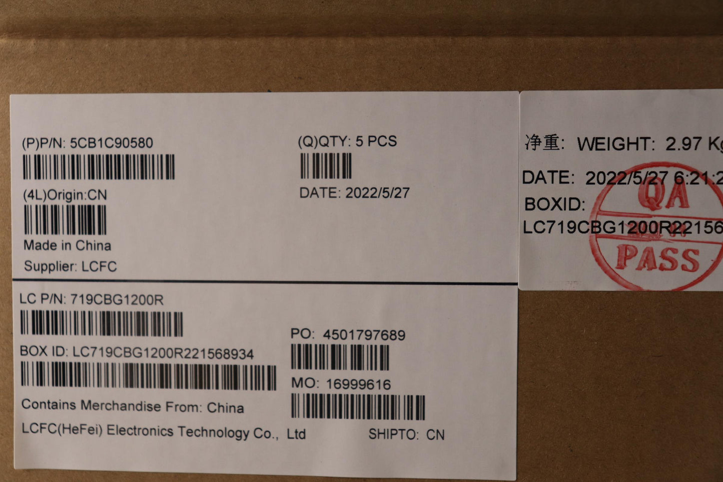 Lenovo Cover Upper Case Assembly Spa - 5CB1C90580