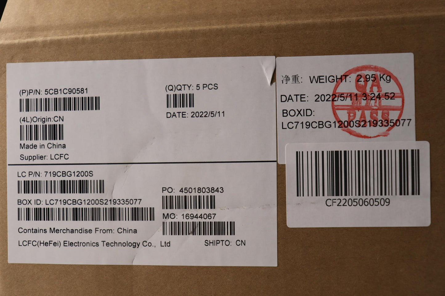 Lenovo Cover Upper Case Assembly Sws - 5CB1C90581