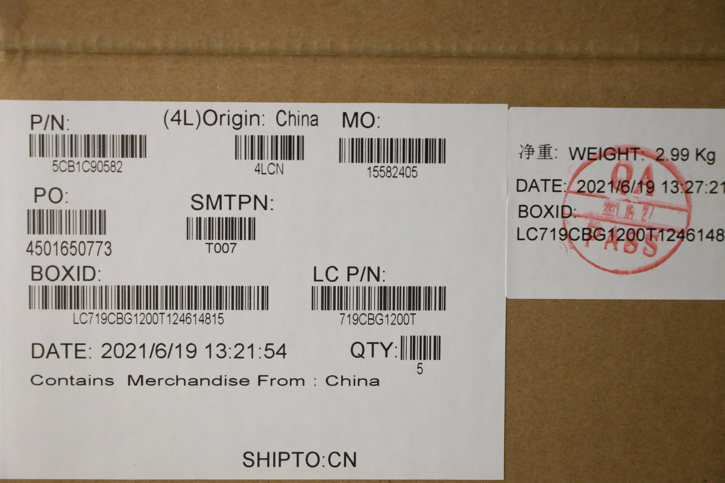 Lenovo Cover Upper Case Asm_Tc L82Nh - 5CB1C90582