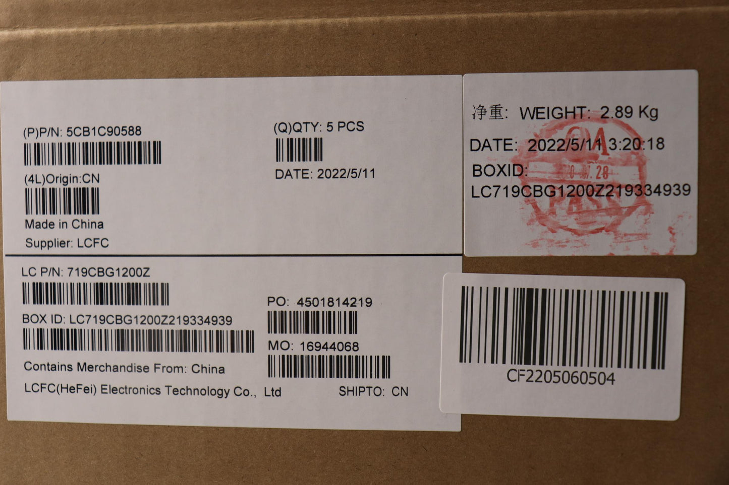 Lenovo Cover Upper Case Assembly Bel - 5CB1C90588