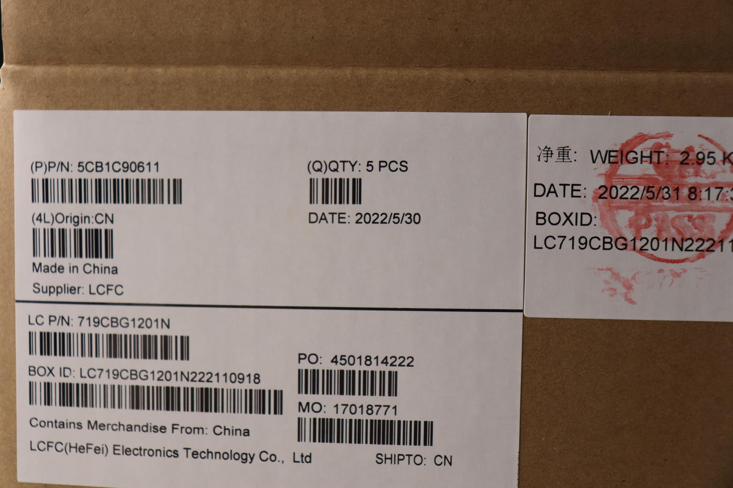 Lenovo Cover Upper Case Assembly Spa - 5CB1C90611