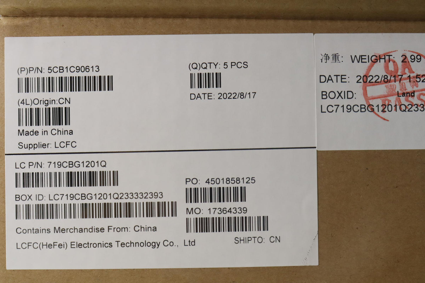 Lenovo Cover Upper Case Asmtc L82Nh L - 5CB1C90613