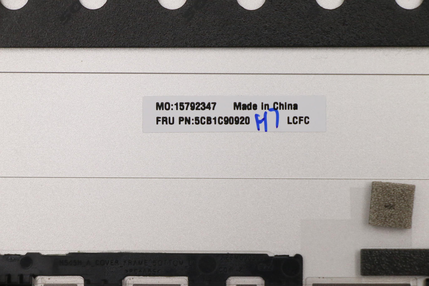 Lenovo Cover Lcd Cover L82Nh_Lig_Sil - 5CB1C90920