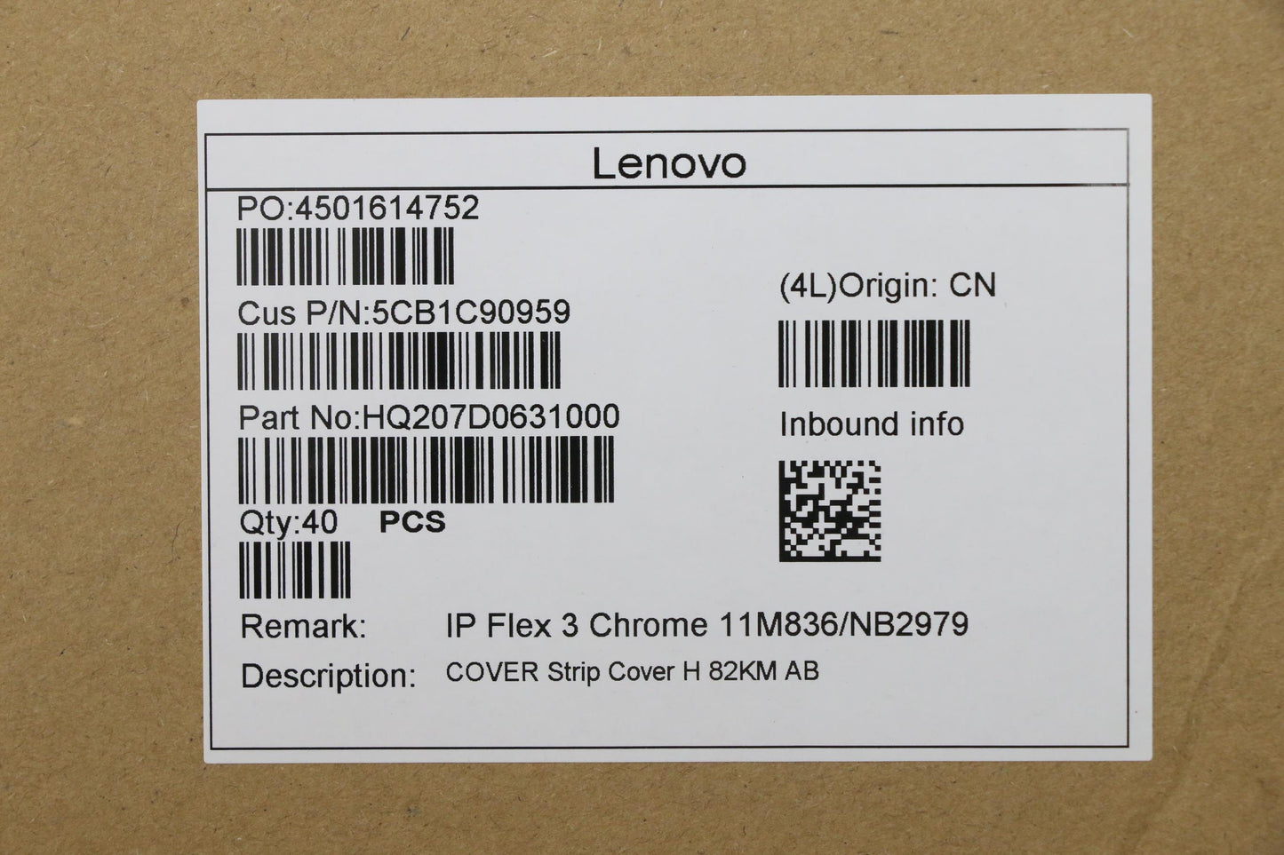 Lenovo Cover Strip Cover H 82Km Ab - 5CB1C90959