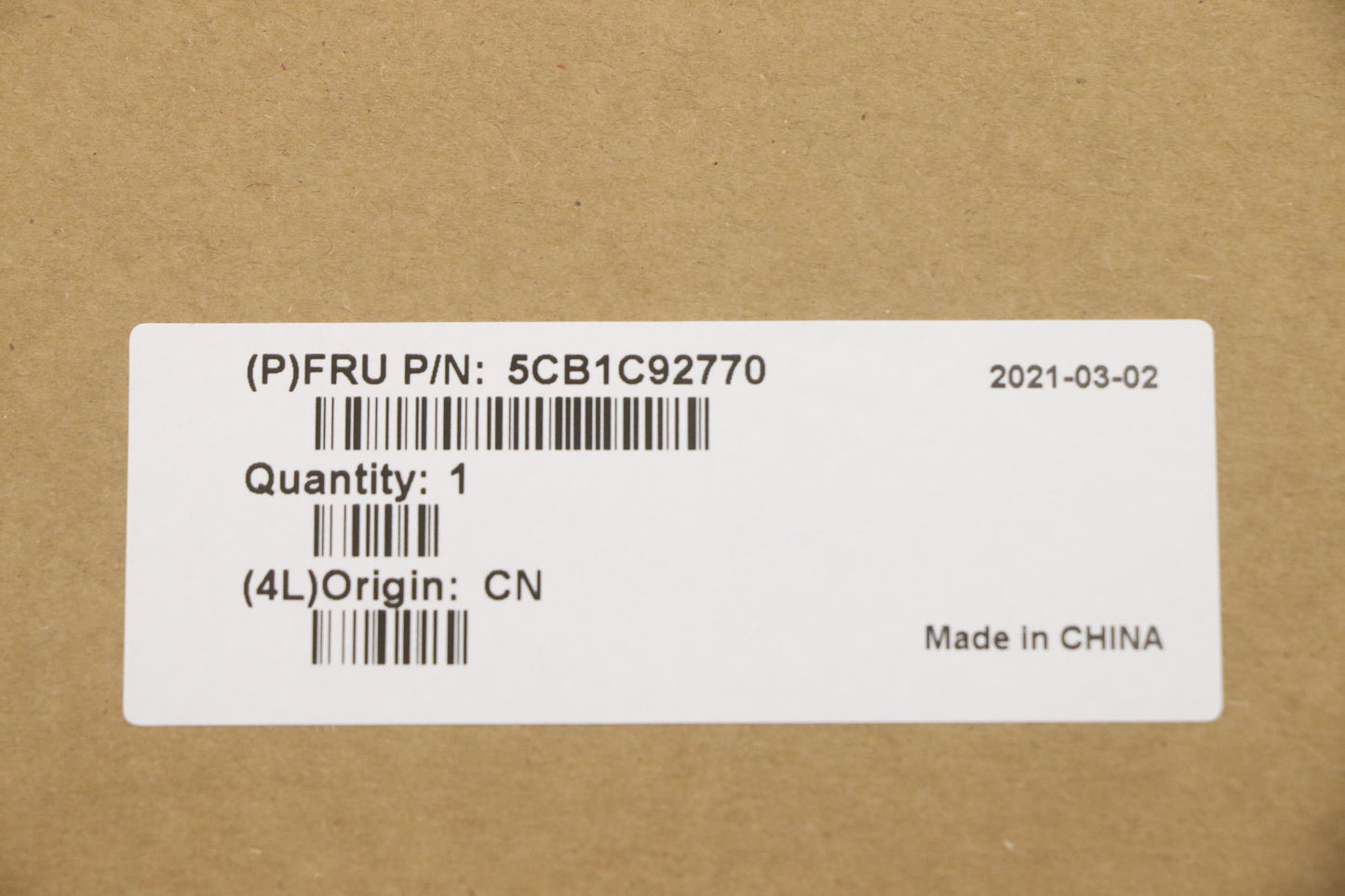 Lenovo Cover Upper Case Asm_Ger C 20W - 5CB1C92770