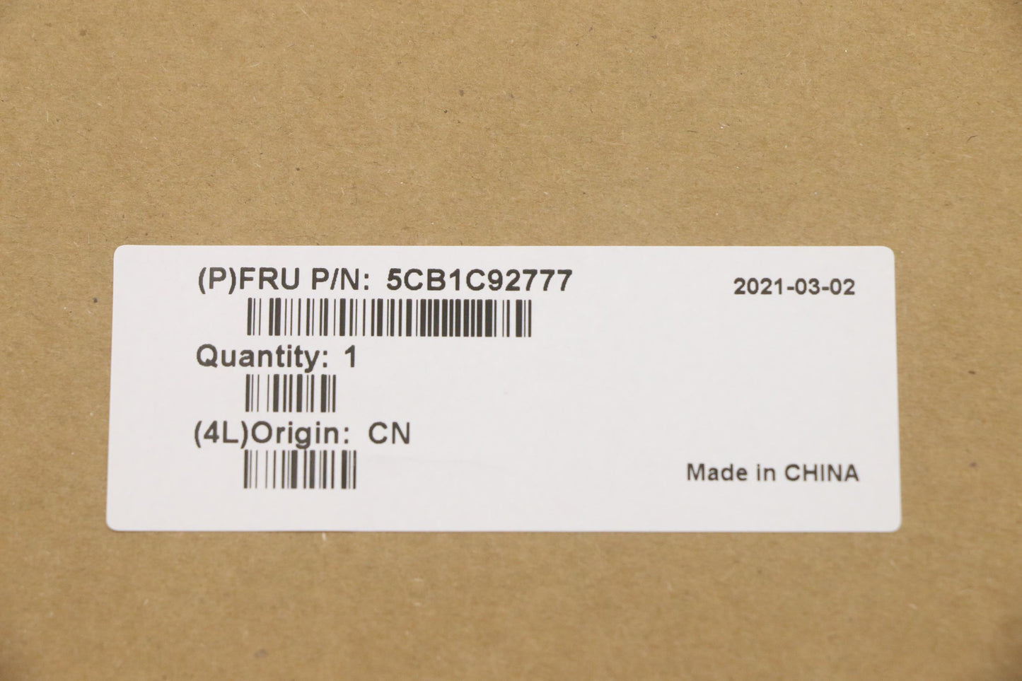 Lenovo Cover Upper Case Asm_Bul C 20W - 5CB1C92777