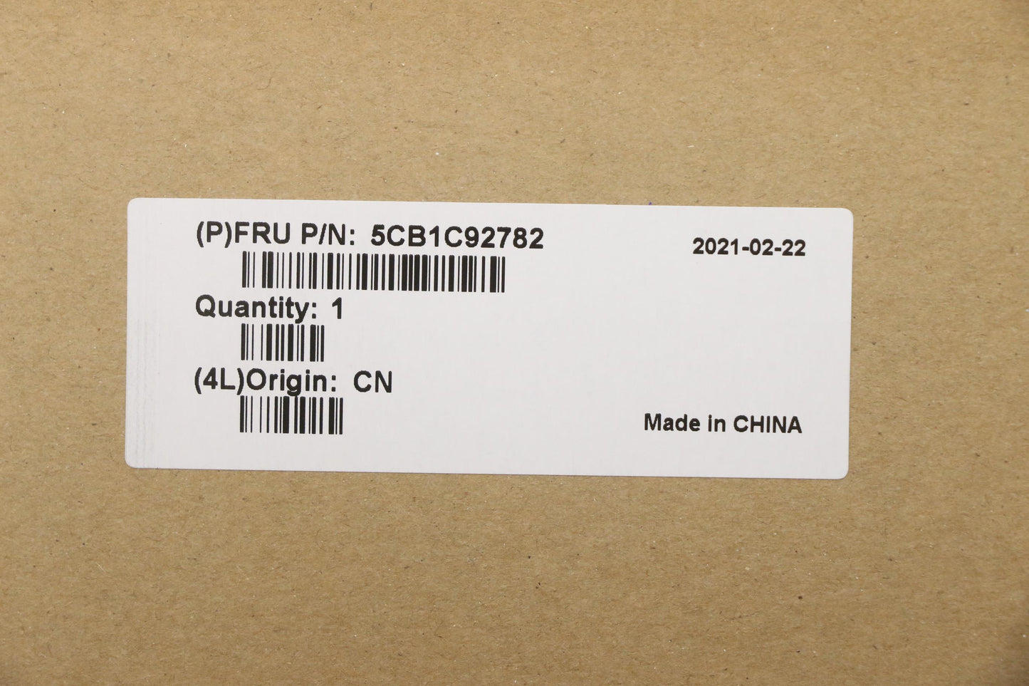 Lenovo C-Cover with USA English Keyboard, Backlit - 5CB1C92782