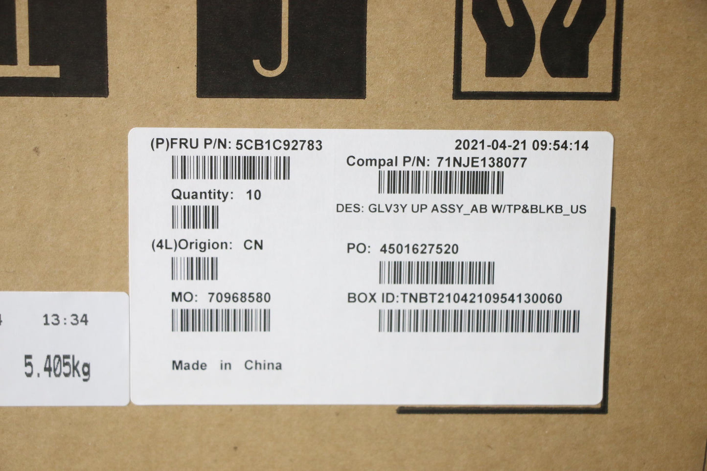 Lenovo Cover Upper Case Asm_Eng C20We - 5CB1C92783
