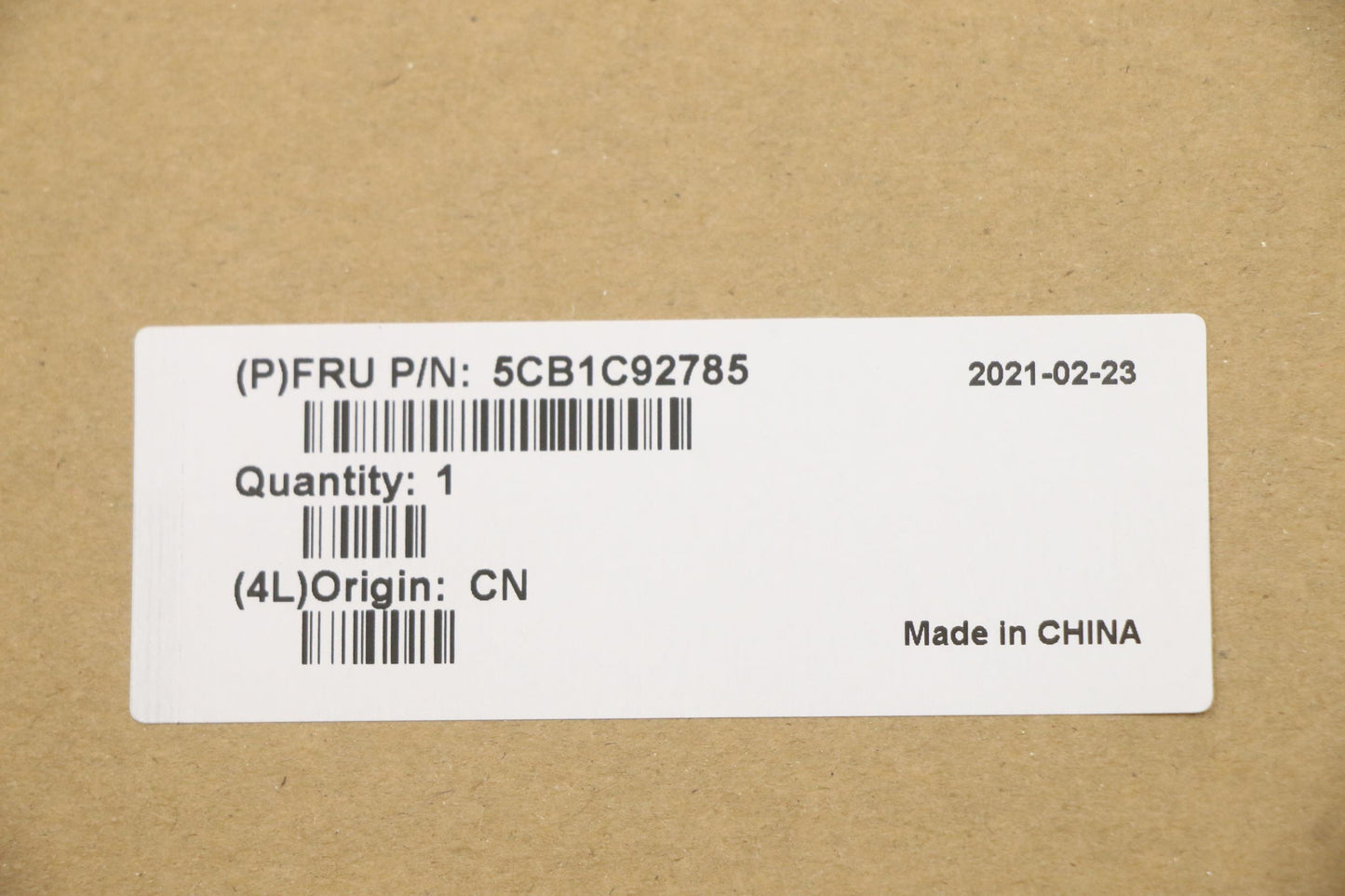 Lenovo Cover Uppercaseasm_Euroeng C20 - 5CB1C92785