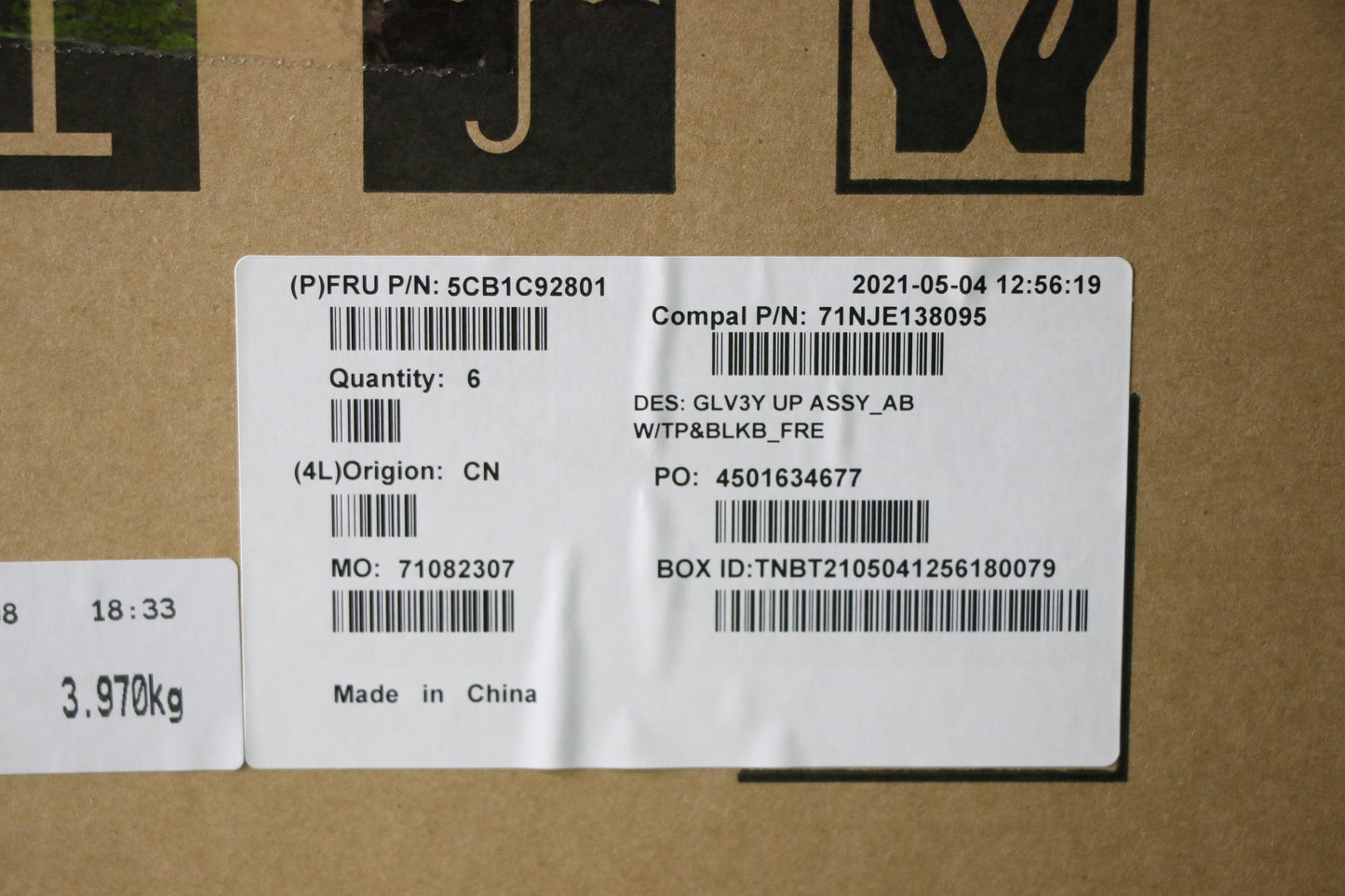 Lenovo Cover Upper Case Asm_Fra C20We - 5CB1C92801