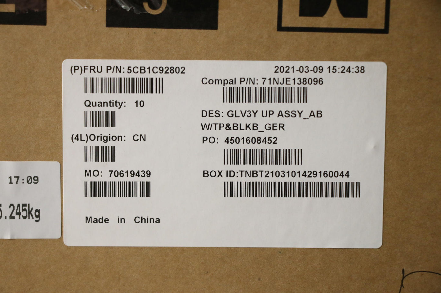 Lenovo Cover Upper Case Asm_Ger C20We - 5CB1C92802