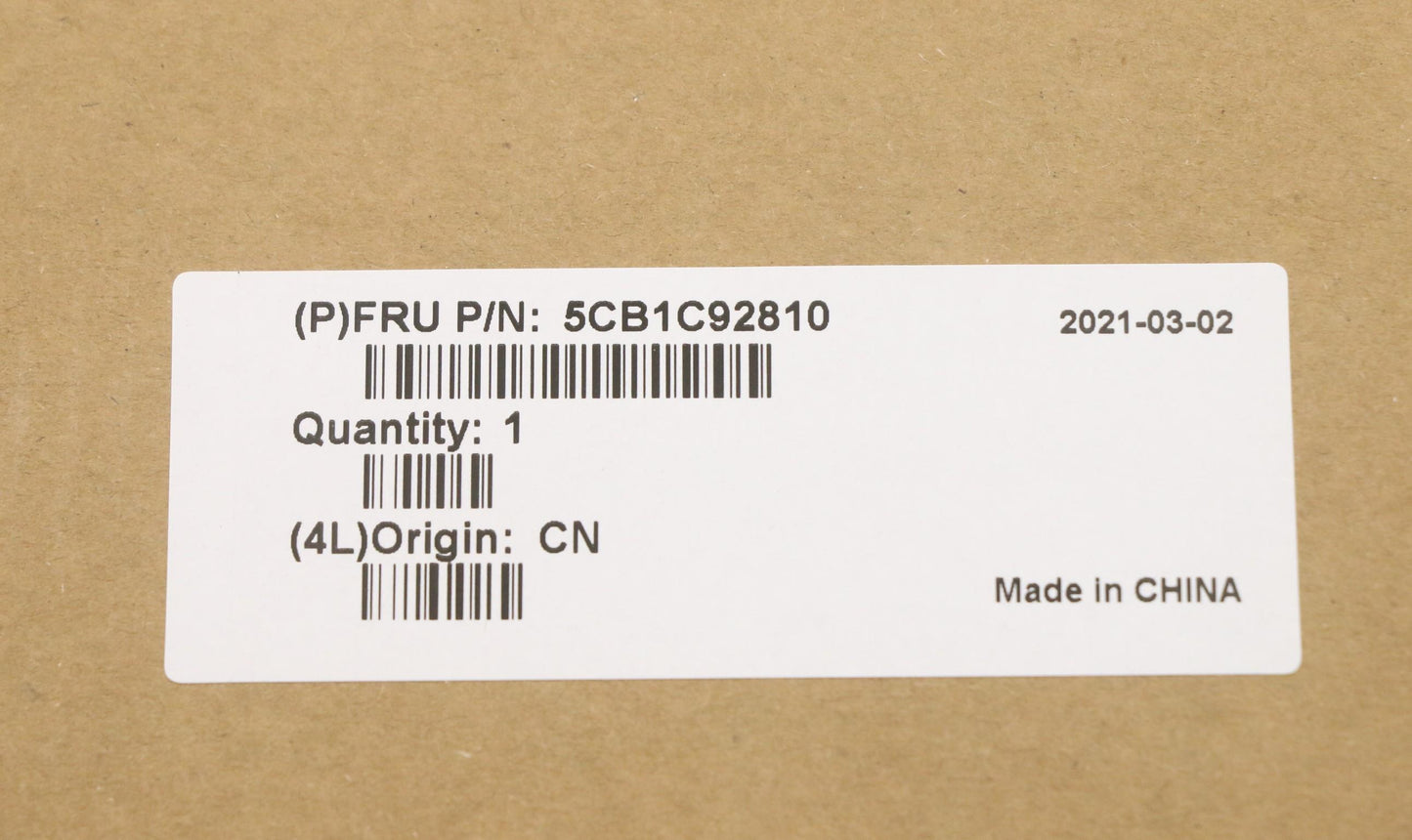 Lenovo Cover Uppercaseasm_Cze/Slk C20 - 5CB1C92810