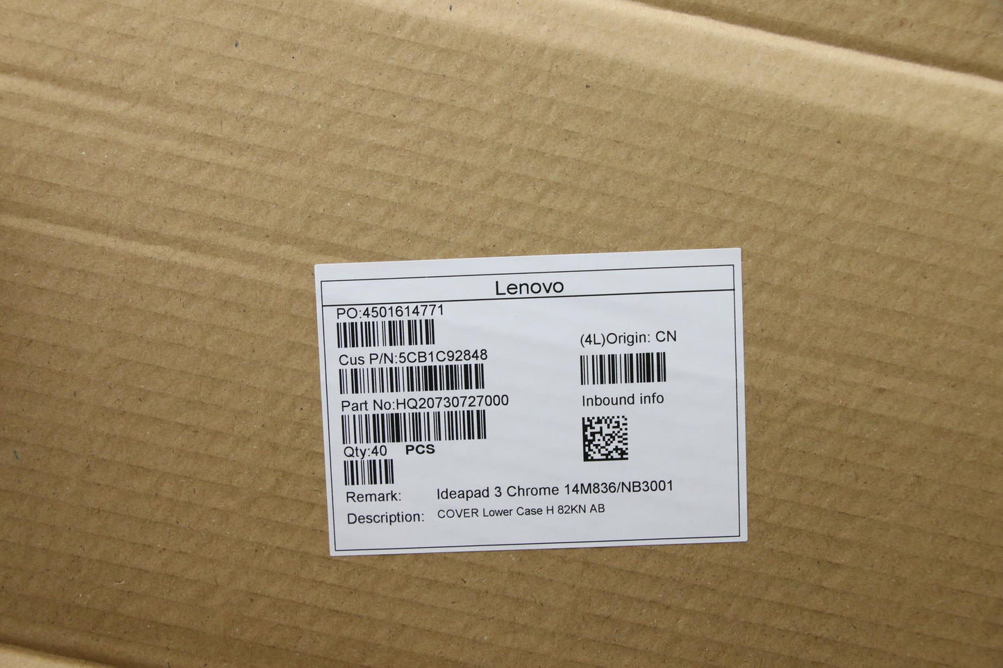 Lenovo Cover Lower Case H 82Kn Ab - 5CB1C92848