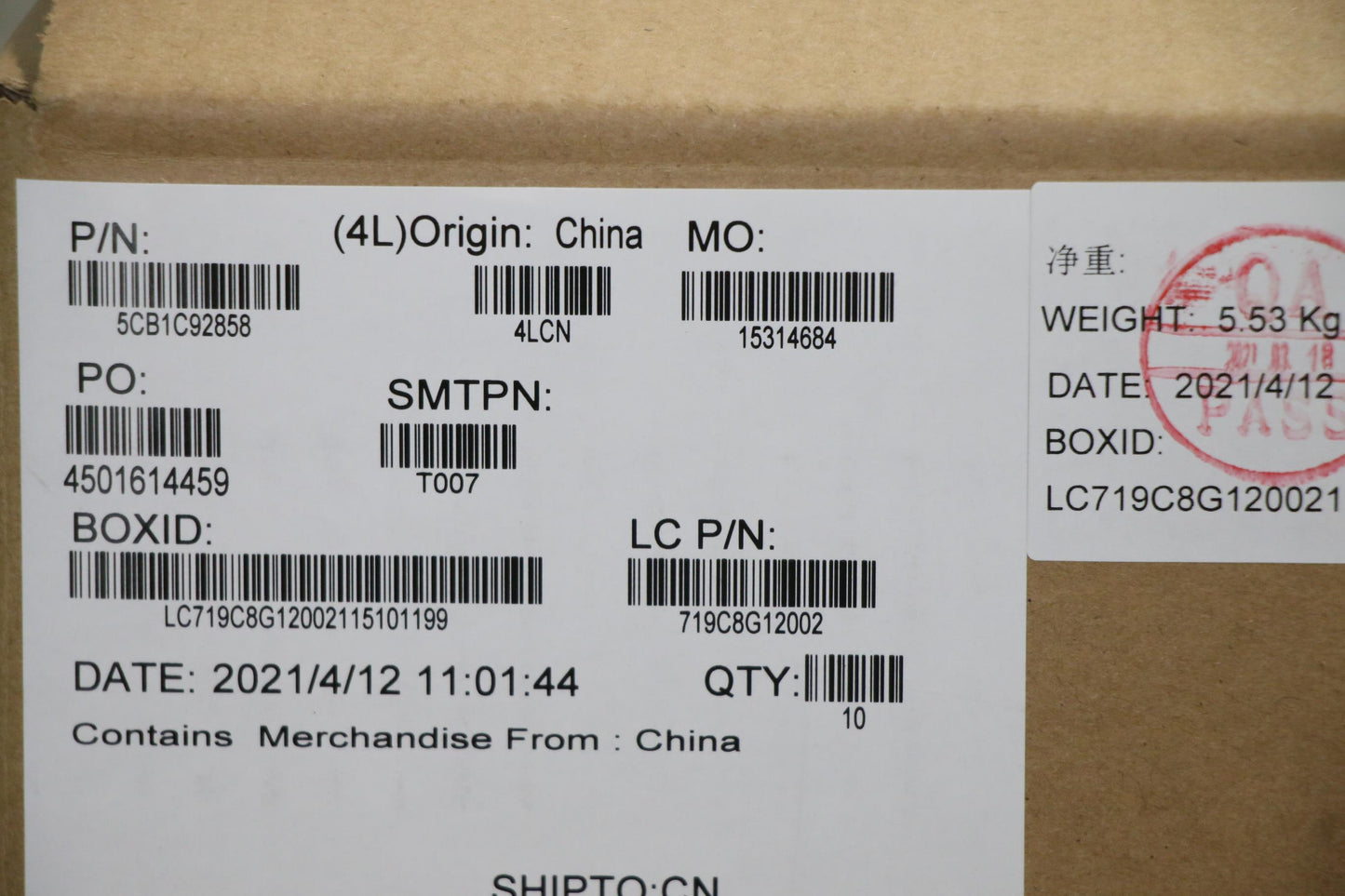 Lenovo Cover Lower Case L 82Nx Uma Wo - 5CB1C92858