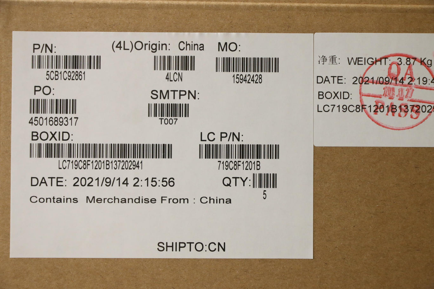 Lenovo Cover Upper Case Asm_Uke L82Nx - 5CB1C92861