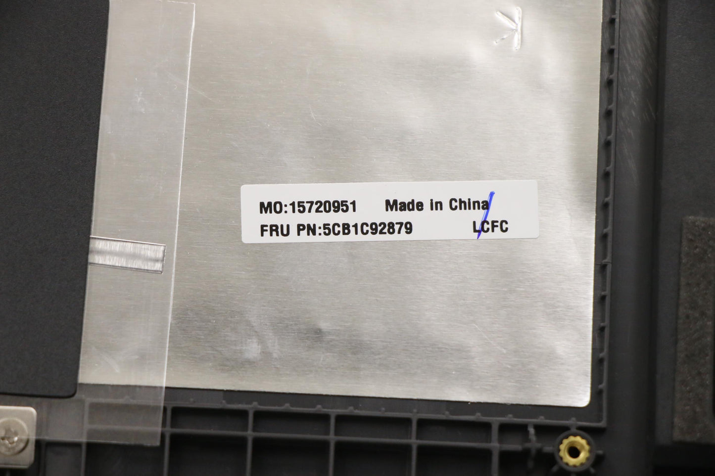 Lenovo Cover Upper Case Asm_Nordic L8 - 5CB1C92879