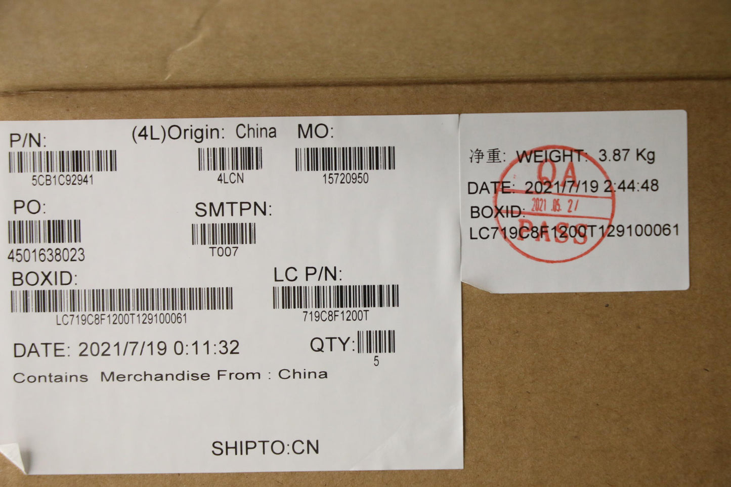 Lenovo Cover Upper Case Asm_Rus L82Nx - 5CB1C92941