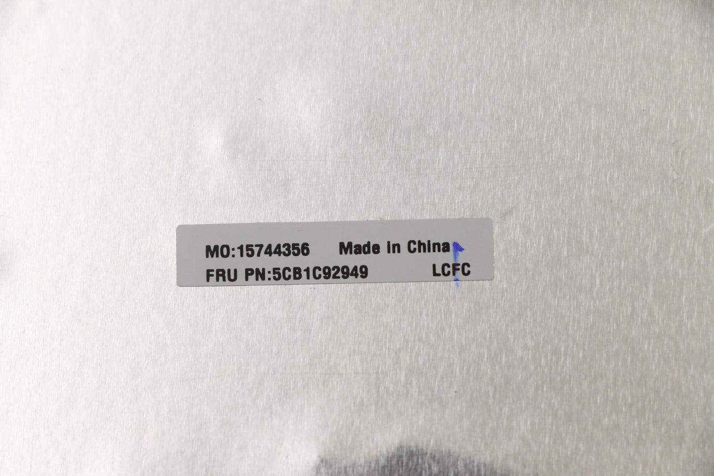 Lenovo Cover Upper Case Asm_Nordic L8 - 5CB1C92949