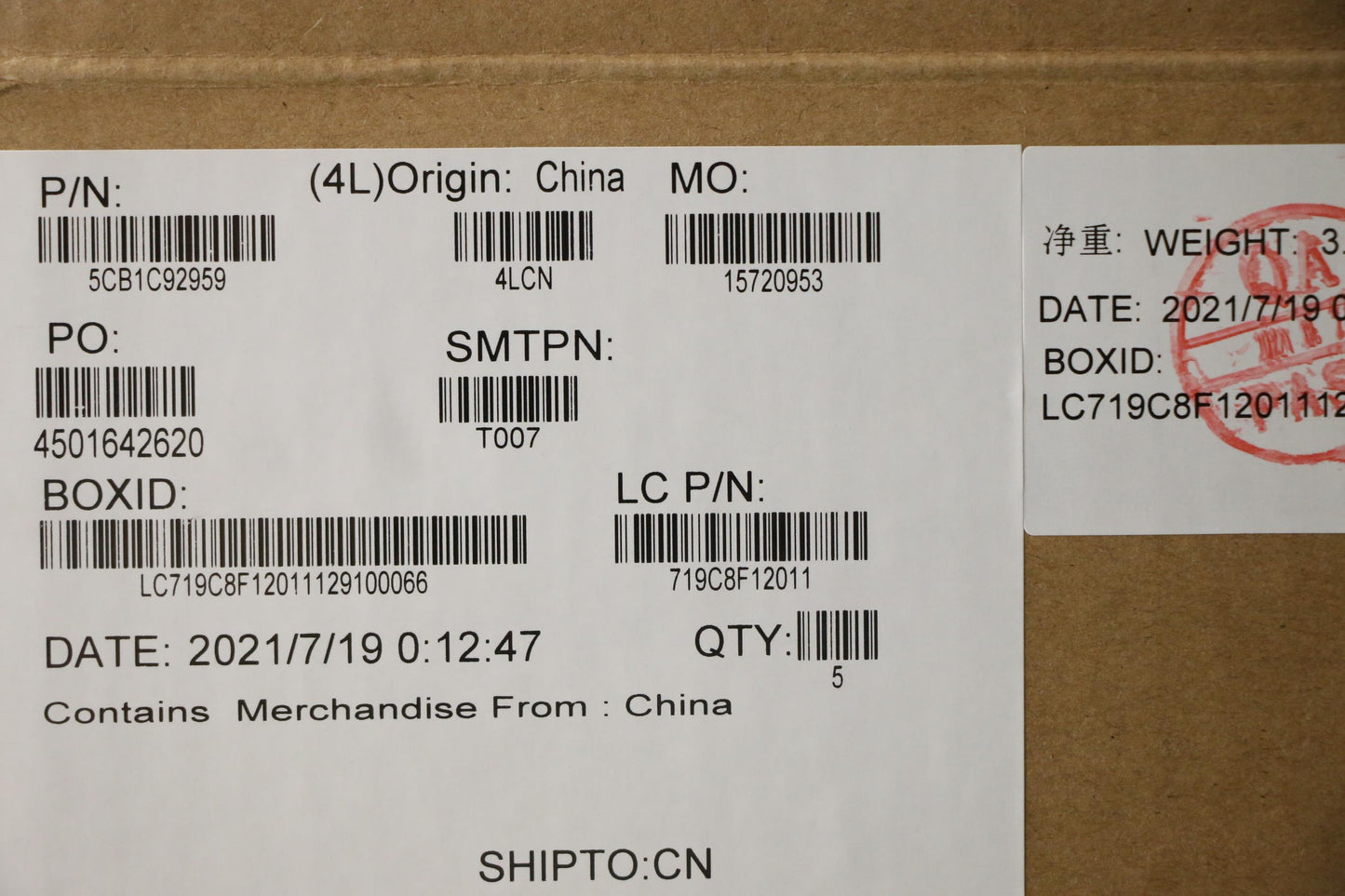 Lenovo Cover Upper Case Asm_Ukr L82Nx - 5CB1C92959
