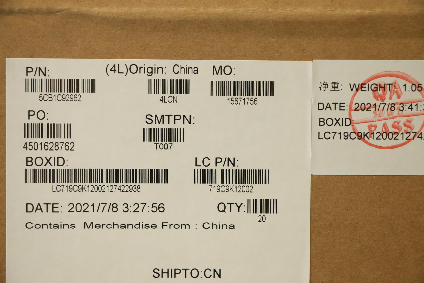 Lenovo Cover Strip Cover L 82Jh D_Gra - 5CB1C92962