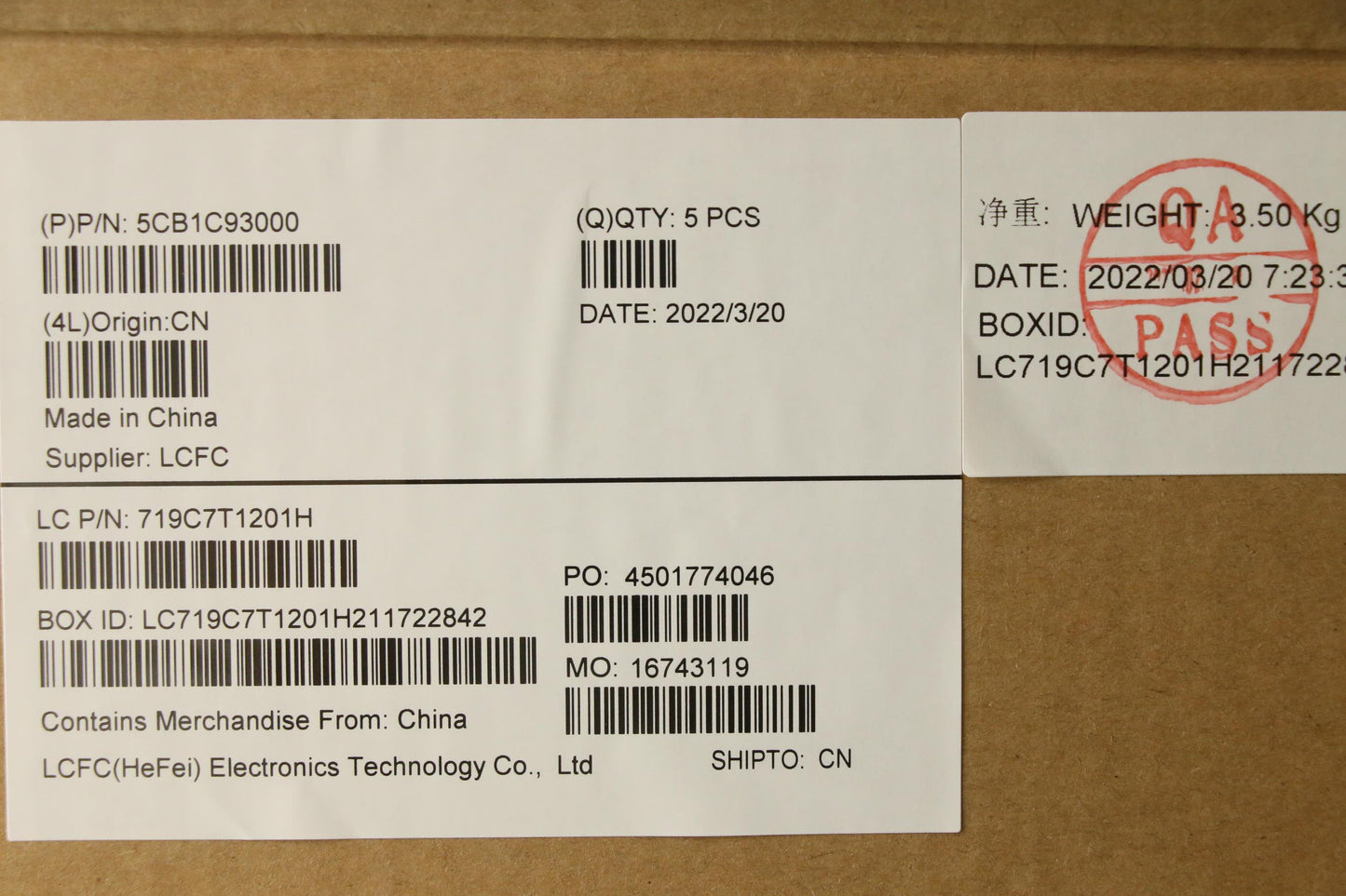 Lenovo Cover Upper Case Asm_Eng L82Jw - 5CB1C93000