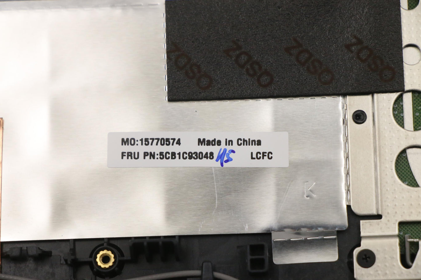 Lenovo Cover Upper Case Asm_Laspal82J - 5CB1C93048