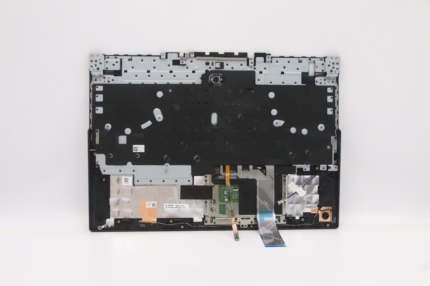 Lenovo C-Cover with Keyboard, USA English, Blue, White Backlit, with Fingerprint Reader - 5CB1C93068